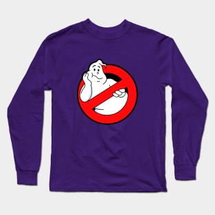 And Now Back To The Real Ghostbusters Logo Bored Long Sleeve T-Shirt